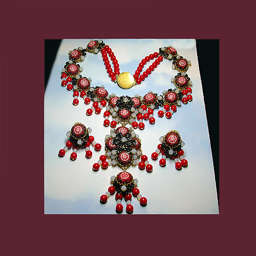 Stunning Stanley Hagler Demi-Parure Jewelry Set – Gorgeous Red… – Second  Wind Vintage